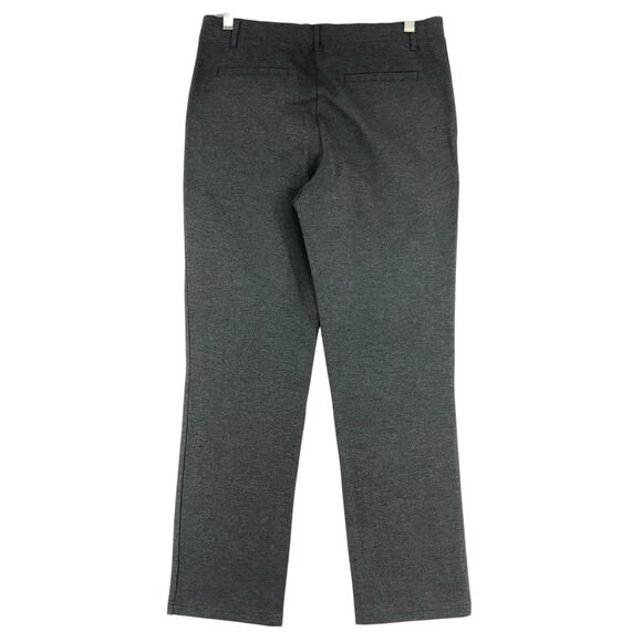 Quince Womens Size M Pants Ultra Stretch Ponte Knit Straight Leg Charcoal Gray - Picture 5 of 11